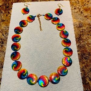 BoHo Necklace and earring set